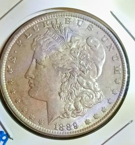 1889 Morgan dollar