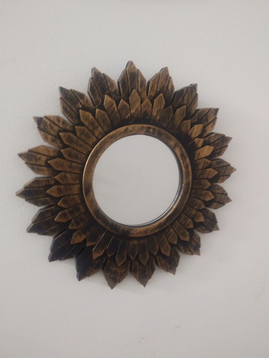 Gold Sunflower Mirror