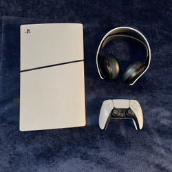 PS5 (only used 7 times) + Controller + Headset