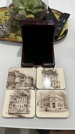 J. P. Morgan Vintage Coasters 
