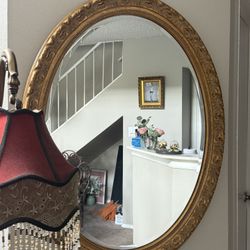 Vintage Gold Mirror 