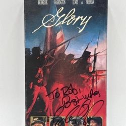 Director Edward Zwick Signed Glory VHS