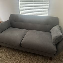 Gray Loveseat Couch