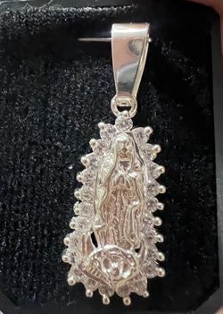 Silver Virgin of Guadalupe