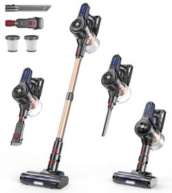 500W Cordless Stick Vacuum 40KPa Suction 45Min Runtime