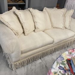 White Sofa 7.5 Feet X 3 Feet