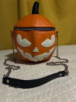 Jack-o'-Lantern Pumpkin Crossbody Bag