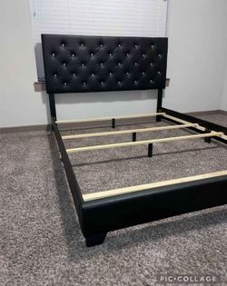 (NEW IN BOX) Black Bed Frame Full & Queen Size