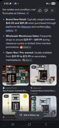 Cuisinart coffee maker