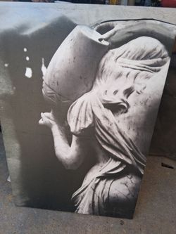 Estoy Vendiendo Esta pintura titular la mujer Samaritana es una pintura muy bonita Solo Por $ 65.00