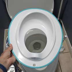 Toddler Potty Training Seat, White, Clean