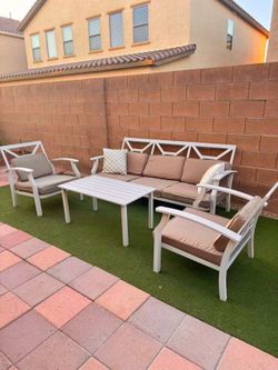 4 Pieces outdoor furniture patio set
