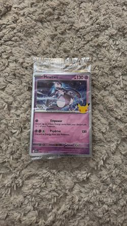 Mewtwo 30th celebration target promo card