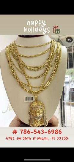 Cadenas Cubana De Oro / Cuban link Chains 10k 14k