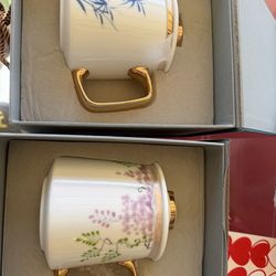 Elegant Fine Bone China Tea Mug with Infuser & Lid