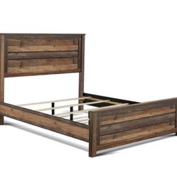 Queen Bed & Dresser for Sale (No Mattress)