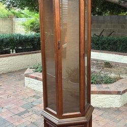 Curio cabinet/ glass hutch