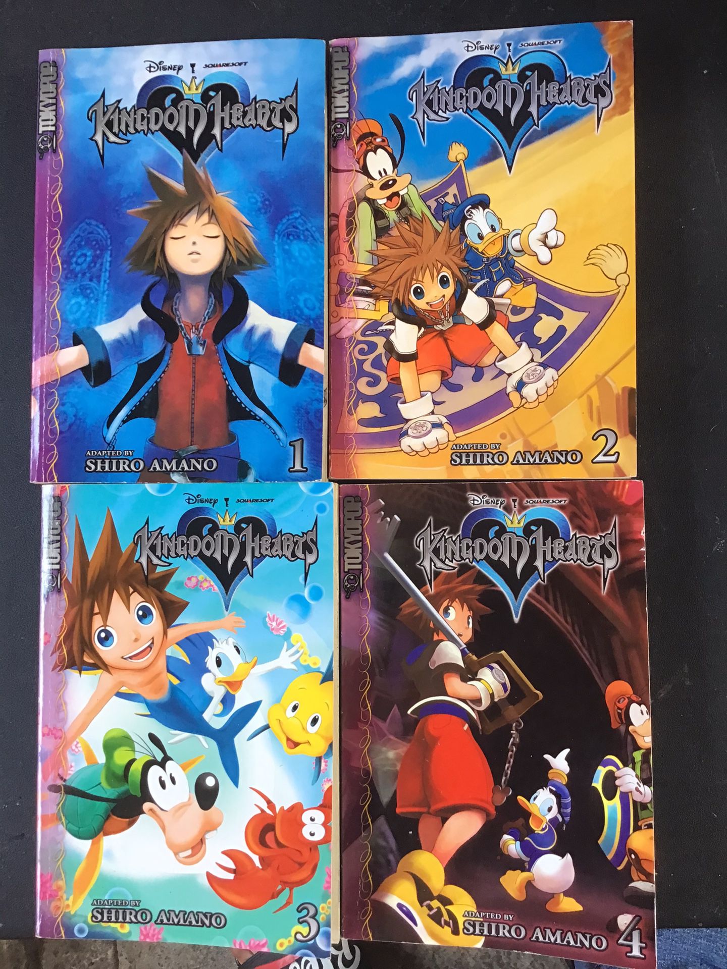 Kingdom Hearts 1,2,3,4