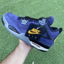 Jordan 4 Retro “Lakers/Imperial Purple” (M)