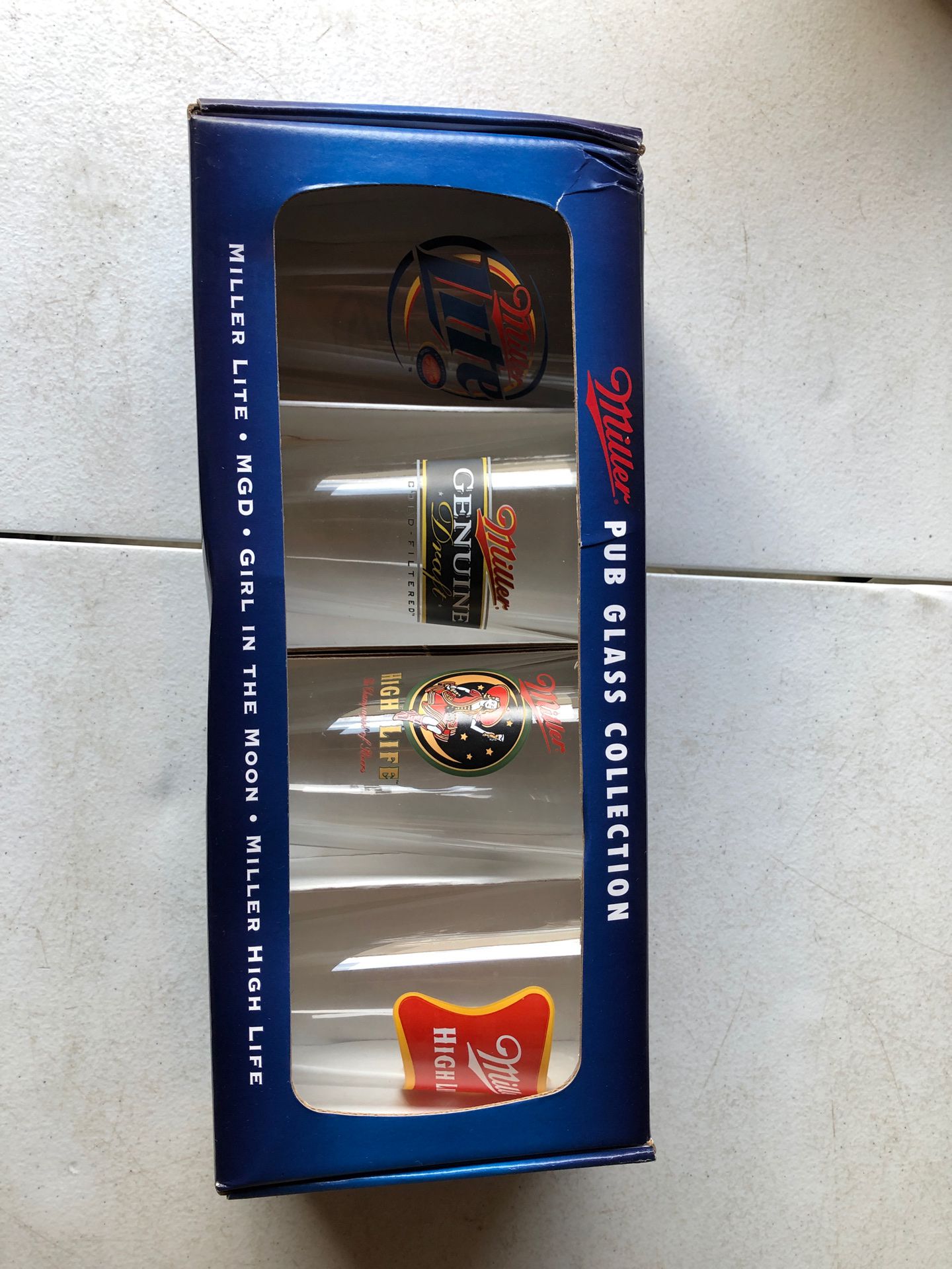 Miller Beer Glass Collection 2007
