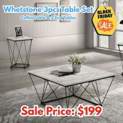 Coffee Table And End Tables 