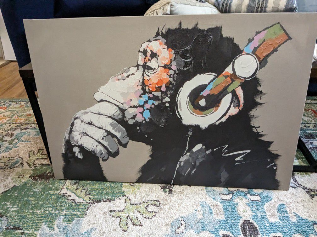 Chimp Painting