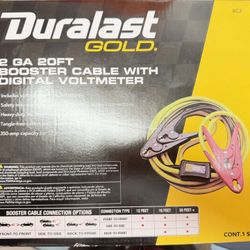 Duralast (GOLD) Battery Booster Cable 20ft