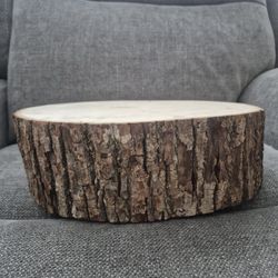 Wooden Slab Cake Stand