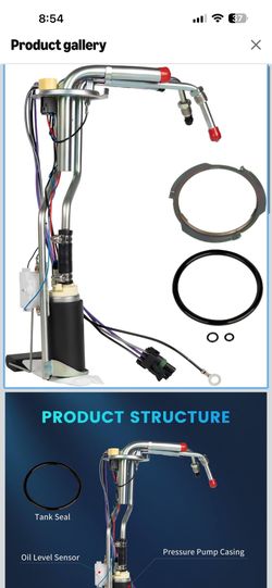 Fuel Pump E3622S Compatible with 1 Chevy C1500 C2500 C3500 K1500 K2500 K3500 GMC C1500 C2500 C3500 K1500 K2500 K3500 4.3L 5.0L 5.7L 7.4L, Easy