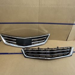 Upper And Lower Grille Kit For 2015 - 2019 Chevy Chevrolet Impala Sedan