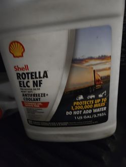 Shell Rotella nitrate – free extended life ELC anti-freeze plus coolant, 50-50 pre-diluted