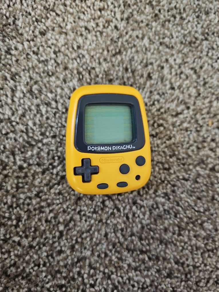 Nintendo Pokemon Pocket Pikachu Pedometer Virtualpet Initial Edition 1998