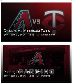 D-backs vs Twins