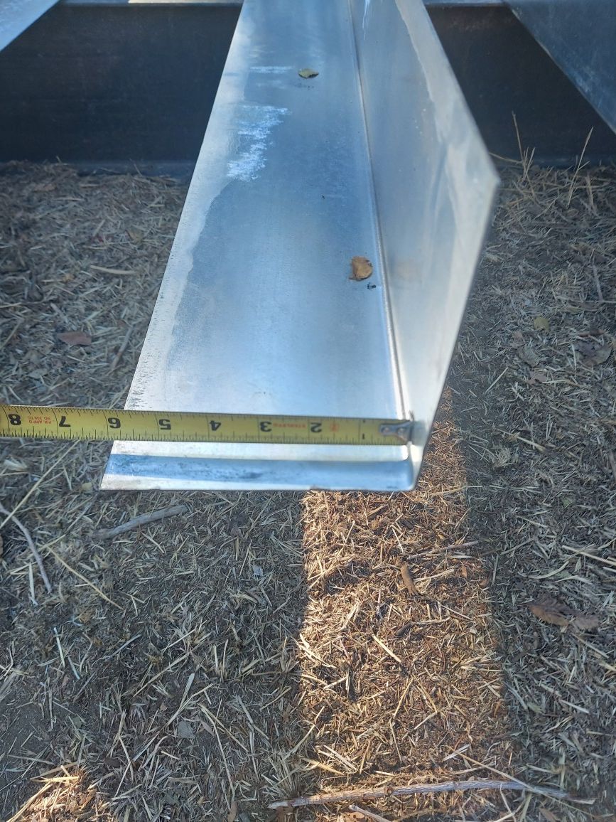 6×6×20' galvanized rake angle, can be used for multiple purposes.
