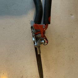 Solid Heavy Metal Grass Shears W/ Thick Rubber Padded Handle, Great For Trimming Areas, Solid. Teal Construction.