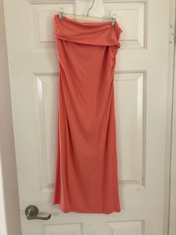Gathered Waist Long Skirt, Size M