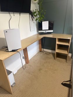 Custom L-Shaped Desk
