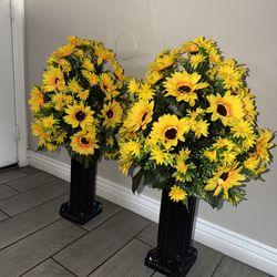 Sunflower vases
