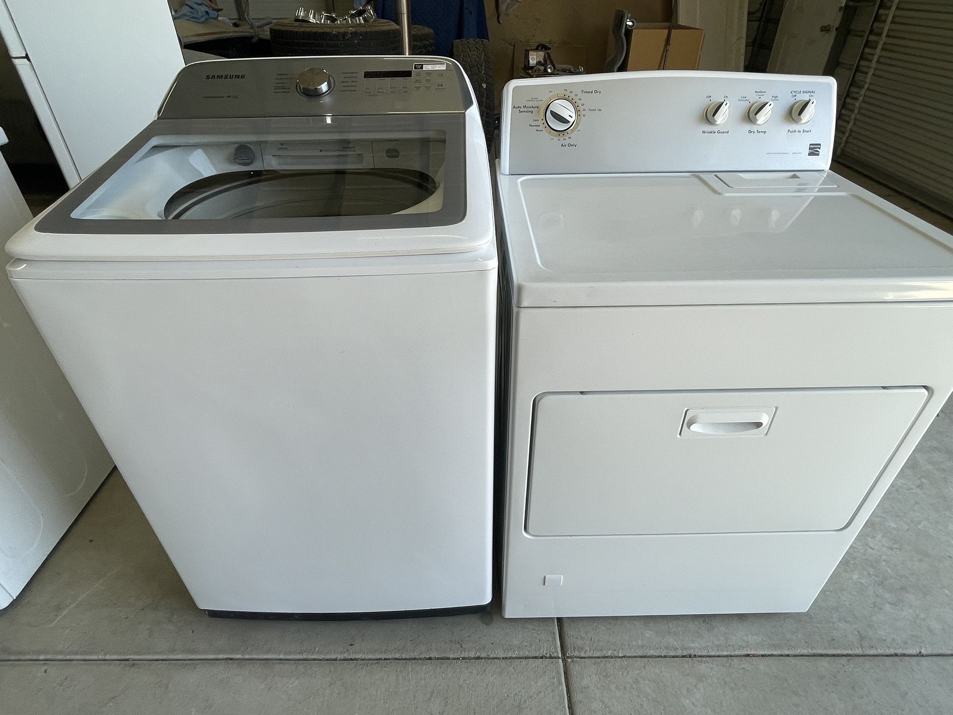 Samsung Washer And Kenmore Gas Dryer