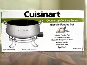 Cuisinart Electric Fondue Set CFO-3SS