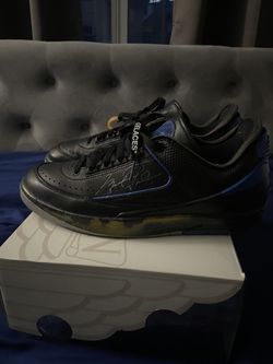 Off White Jordan 2 Black And Blue