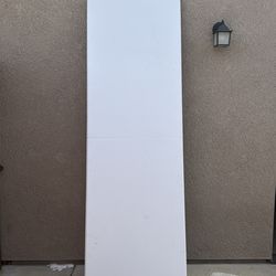 8 foot granite white plastic table