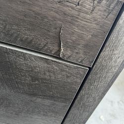 Bed Frame With New Bed And Dresser With Side Table