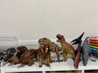Realistic Dinosaur Toy Bundle – 8 Large Dinosaurs