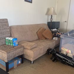 Brown Futon