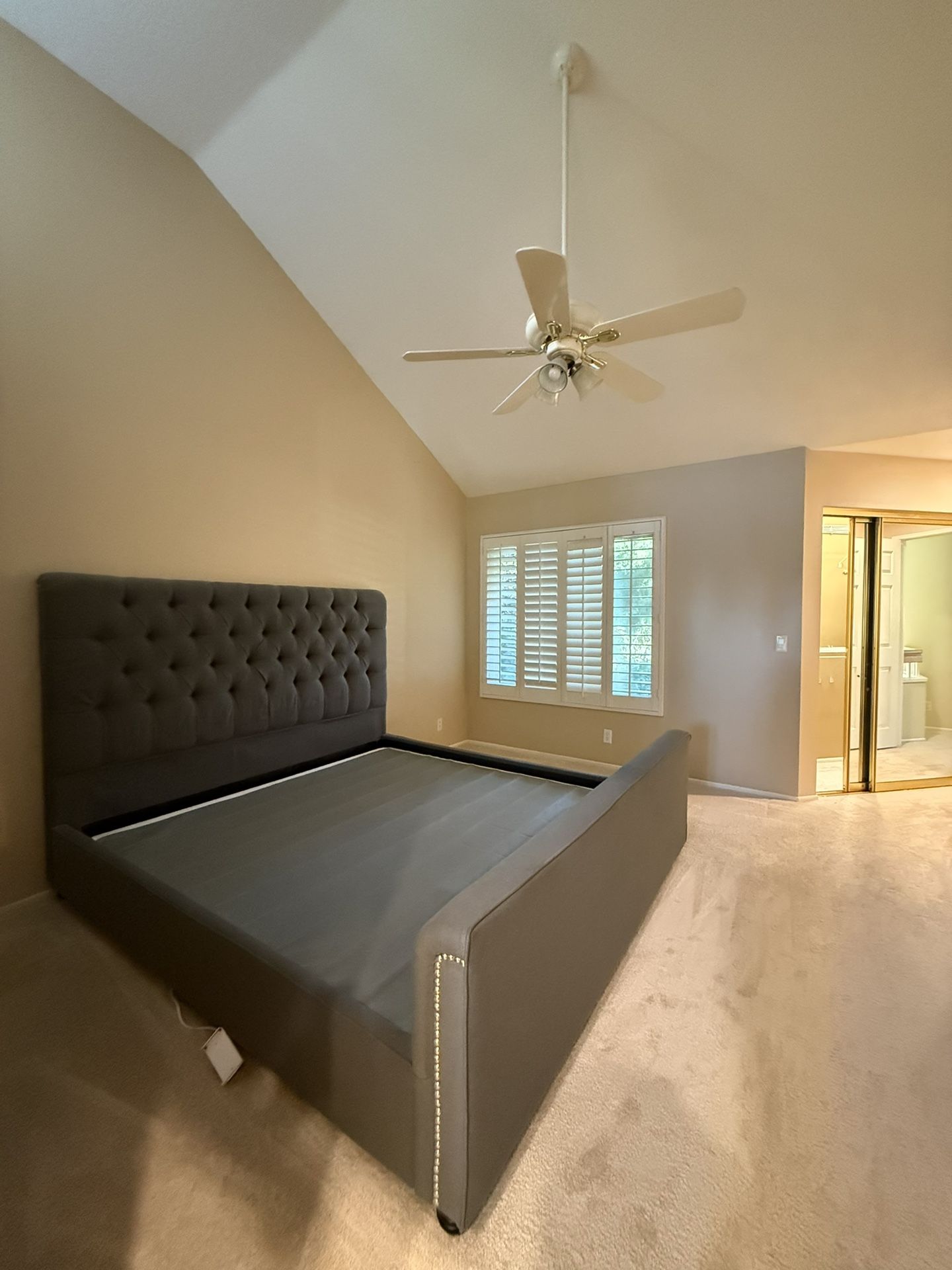 King sized Bed frame And Box Spring