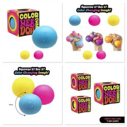 NeeDoh Color Changing Squishy Squeeze Ball Schylling New
