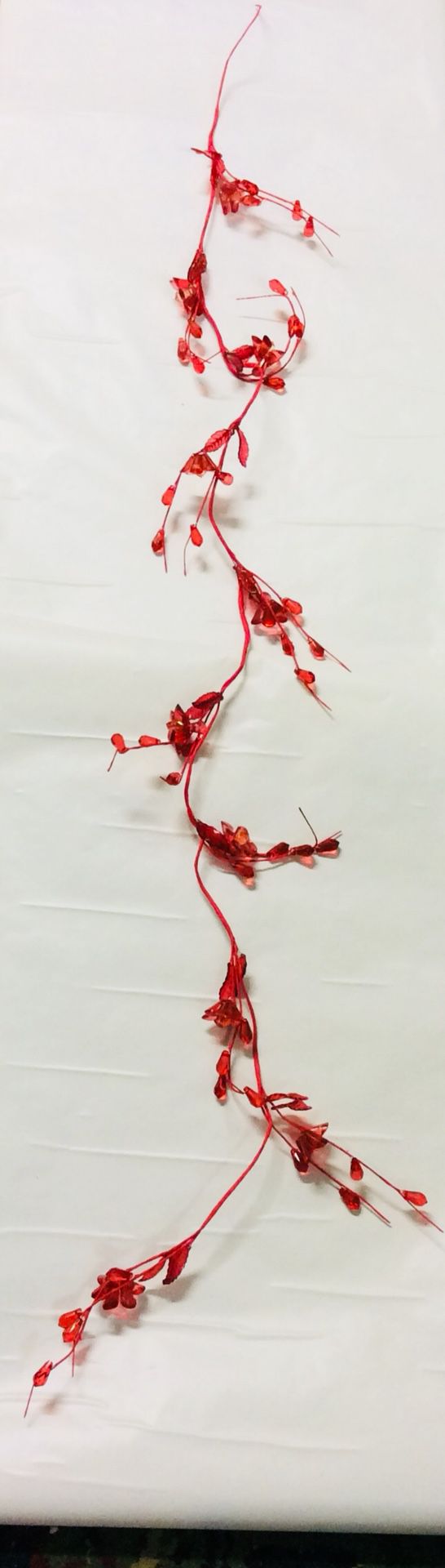 Red beaded branch