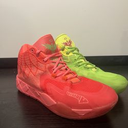 SIZE 11 MEN - PUMA MB.01 x Rick and Morty Green/Red