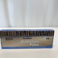 Kirkland Signature AAA Alkaline Batteries, 48-count